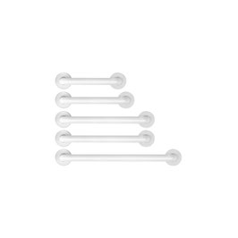 Deluxe Home, Vinyl Coated Grab Bar - Set of 5