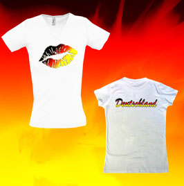 "Deutschland-Kiss" Lady-Shirt