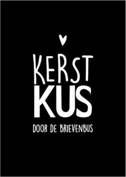 Kaart - Kerstkus door de brievenbus