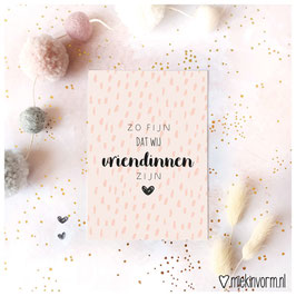 Kaart - Zo fijn dat wij vriendinnen zijn