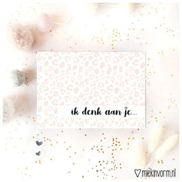 Kaart- Ik denk aan je
