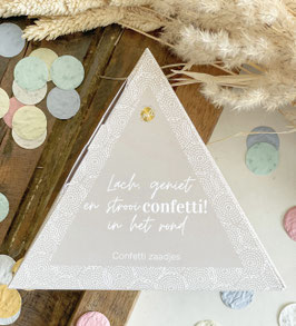 Confetti Zaadjes - Lach, Geniet en Strooi