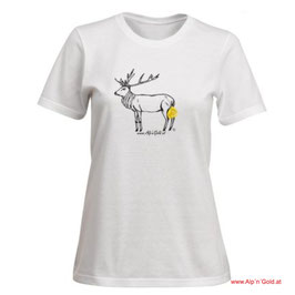 ALP´N´GOLD Hirsch - T-Shirt - Damen