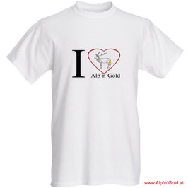 I love ALP´N´GOLD - T-Shirt - Herren