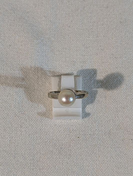 Bague en or blanc