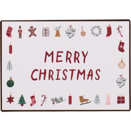 Schild Merry Christmas