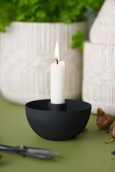 Kerzenständer für Stabkerzen schwarz
