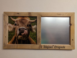 Bilderrahmen mit Spiegel "2 Allgäuer Orininale"