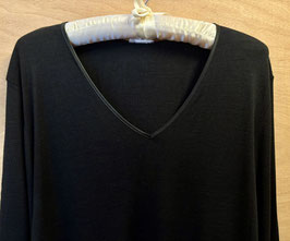 Hanro V-Neck Langarm-Top Woolen Silk