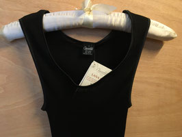 Oscalito Body Wolle Seide Rippe in Schwarz und Champagner