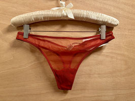 Else Lingerie String und Slip Bare in Crimson
