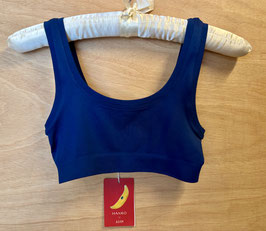 Hanro x Adam Bustier in Blau und Rot