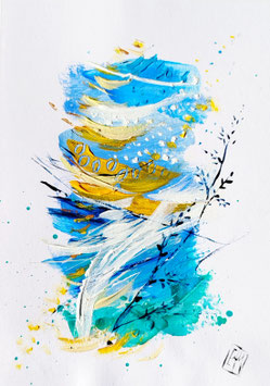 Acrylique originale n°2 sur papier