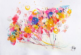 Acrylique originale n°15 sur papier