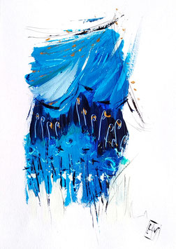 Acrylique originale n°1 sur papier