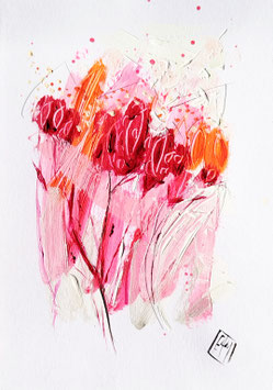 Acrylique originale n°7 sur papier