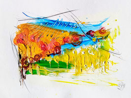 Acrylique originale n°18 sur papier