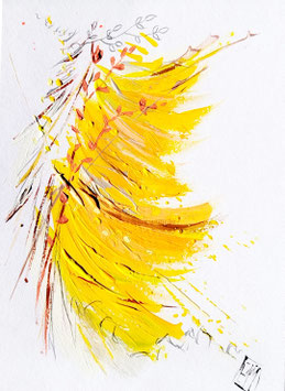 Acrylique originale n°5 sur papier