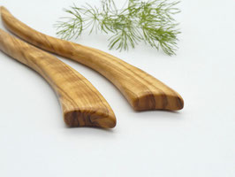 Haarstab aus Holz - Olivenholz