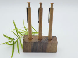 Stiftehalter aus Holz - Walnuss