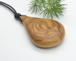 Anhänger aus Holz - Olivenholz