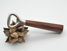 Flaschenöffner mit Holzgriff aus Zwetschge