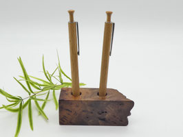 Stiftehalter aus Ulmenmaserholz