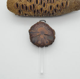 Vase aus Holz - Banksia - mit Magnet für den Kühlschrank