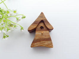 Vogelhaus aus Ulme - Magnet
