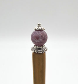 Haarstab aus Kirsche & Karneol