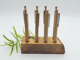 Stiftehalter aus Olivenholz für 8 Stifte