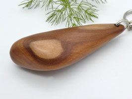 Schlüsselanhänger-Handschmeichler aus Holz - Apfelbaum