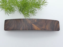 Haarspange aus Holz - Nussbaumwurzel & große Klammer