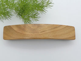 Haarspange aus Holz - Kirsche & große Klammer