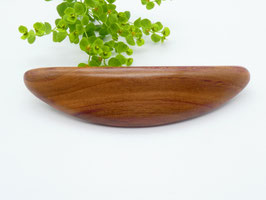 Haarspange aus Holz - Zwetschge & große Klammer