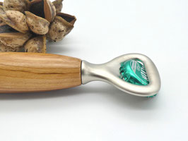 Flaschenöffner mit Holzgriff aus Zwetschge