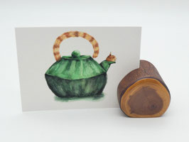 Kartenhalter aus Eibenholz