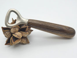 Flaschenöffner mit Holzgriff aus Walnuss