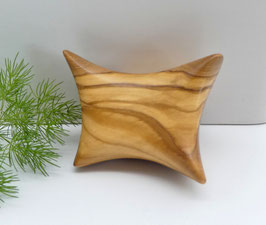 Handschmeichler-Objekt aus Holz - Olivenholz