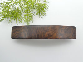 Haarspange aus Holz - Nussbaumwurzel & mittelgroße Klammer