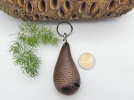 Schlüsselanhänger-Handschmeichler aus einem Banksiazapfen