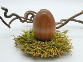 Holzei aus Birne für Ostern