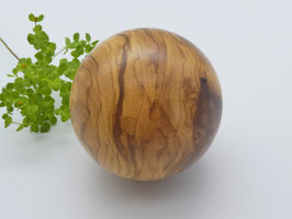 Holzkugel aus Olivenholz, 82 mm