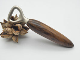 Flaschenöffner mit Holzgriff aus Walnuss