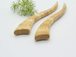 Haarstab aus Holz - Muschelahorn