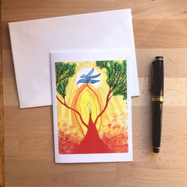 Le sang des lunes · Carte de voeux