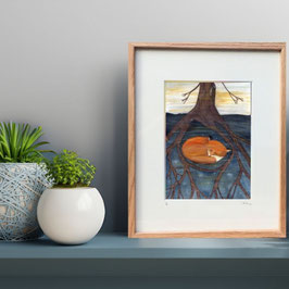Dans le silence de l'hiver · Impression d'art