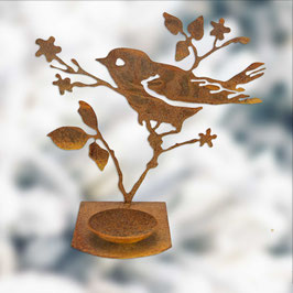 Set Da 6 Cuori Arrugginiti Per Giardino – Decorazioni Rustiche In Zinco Alte 35 Cm – Ideali Per Aiuole, Vasi E Regali