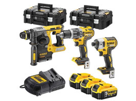 DEWALT COMBISET 18V 5.0AH LI-ION IN TSTAK