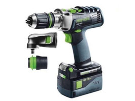 FESTOOL ACCU KLOPBOORMACHINE QUADRIVE PDC 18/4 LI 5,2 SET